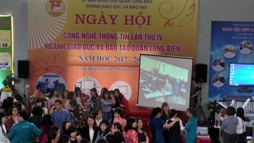 Ngày hội công nghệ thông tin ngành GD&ĐT quận Long Biên.